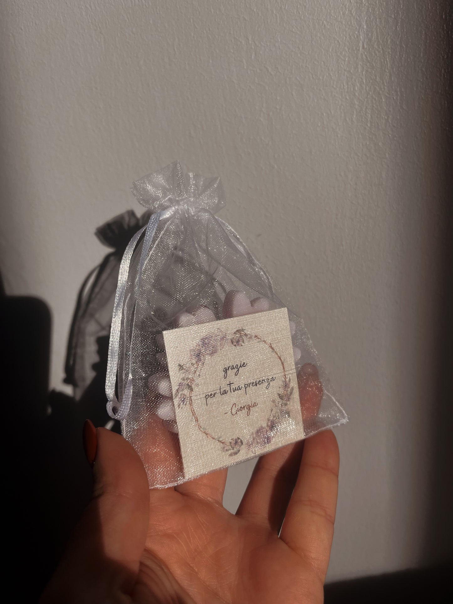 Candele con sacchetto